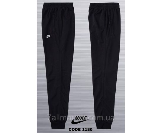 Фотография Спортивные штаны мужские на манжете NIKE размеры S-2XL (2цв) "REMAIN" недорого от прямого поставщика, изображение 2