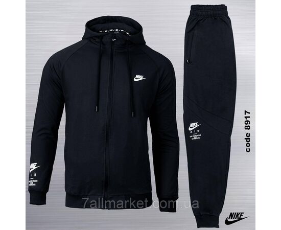 Фотография Спортивный мужской костюм на молнии NIKE размеры S-2XL (5цв) "REMAIN" недорого от прямого поставщика, изображение 2