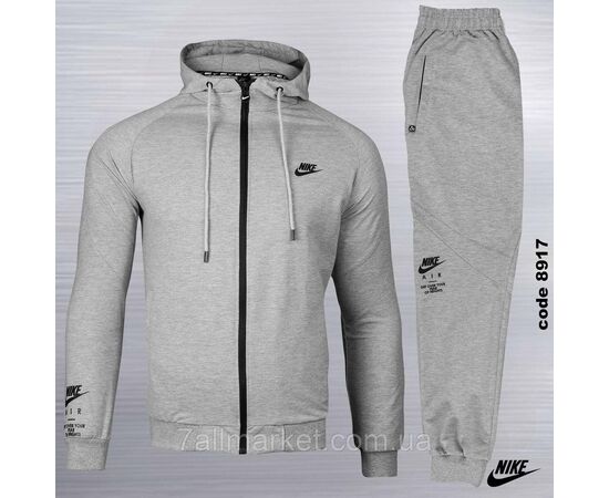 Фотография Спортивный мужской костюм на молнии NIKE размеры S-2XL (5цв) "REMAIN" недорого от прямого поставщика, изображение 5