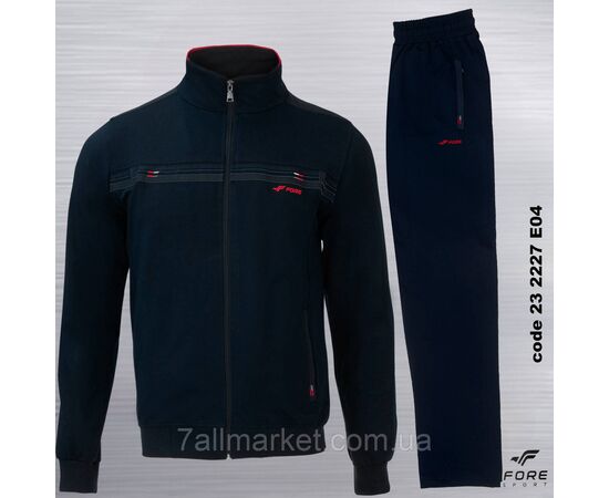 Фотография Спортивный мужской костюм на молнии FORE размеры  M-3XL (10цв) "REMAIN" купить недорого от прямого поставщика, изображение 3