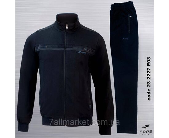 Фотография Спортивный мужской костюм на молнии FORE размеры  M-3XL (10цв) "REMAIN" купить недорого от прямого поставщика, изображение 6