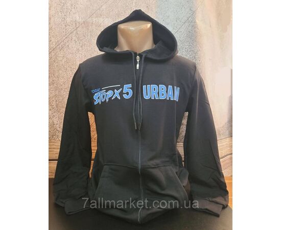 Фотография Кофта мужская  на молнии с капюшоном р-ры M-2XL (4цв) "MODY" недорого от прямого поставщика, изображение 4