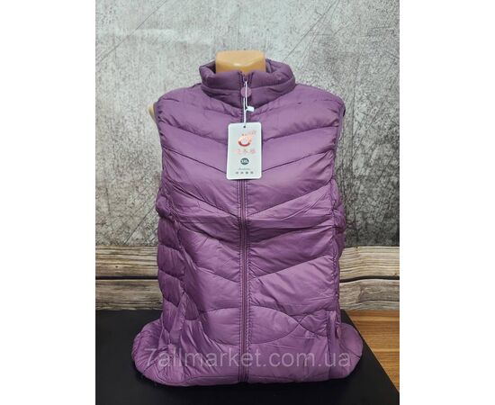 Фотография Жилетка женская плащевка без капюшона размеры 46-52 (4цв) "MODY" недорого от прямого поставщика, изображение 4