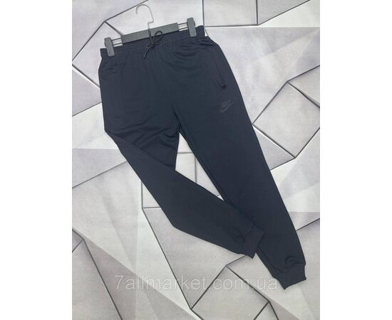 Спортивні штани чоловічі на манжеті nike розміри S-2XL (4 кв) "MACCALI" недорого від прямого постачальника, зображення 4