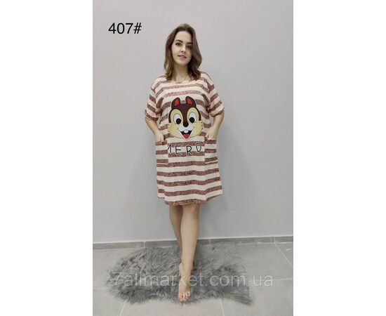 Фотография Туника женская молодёжная р-ры-56-58 (микс) "FLOWER" купить недорого от прямого поставщика, изображение 2