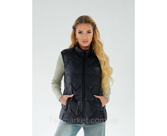 Фотография Жилетка женская плащевка без капюшона размеры 46-52 (4цв) "MODY" недорого от прямого поставщика, изображение 2