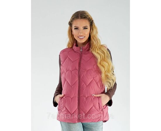 Фотография Жилетка женская плащевка без капюшона размеры 46-52 (4цв) "MODY" недорого от прямого поставщика, изображение 4