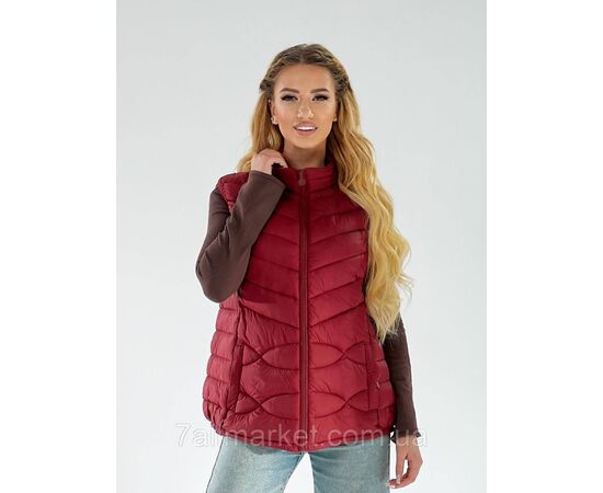 Фотография Жилетка женская плащевка без капюшона размеры 46-52 (4цв) "MODY" недорого от прямого поставщика, изображение 5