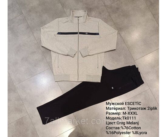 Фотография Спортивный мужской костюм ESCETIC размеры  M-3XL (10цв) "REMAIN" купить недорого от прямого поставщика, изображение 6