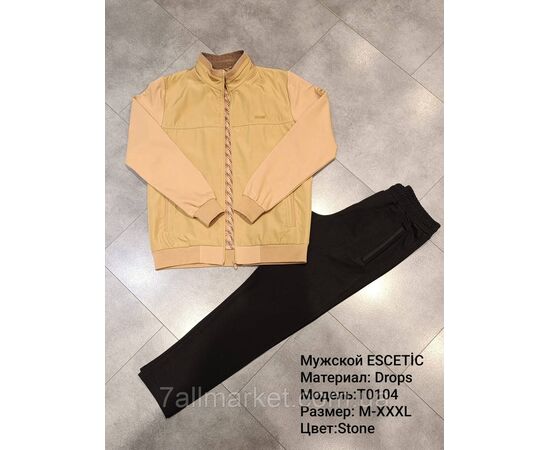 Фотография Спортивный мужской костюм ESCETIC размеры  M-3XL (10цв) "REMAIN" купить недорого от прямого поставщика, изображение 2