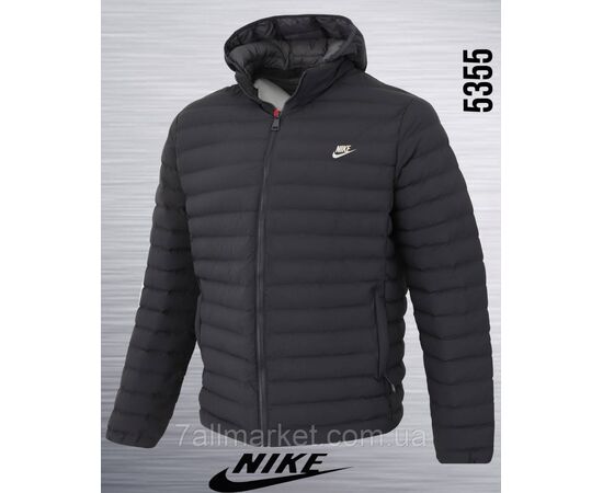 Куртка чоловіча демісезонна стьобана NIKE розміри 48-56 (3цв) "REMAIN" недорого від прямого постачальника, зображення 3