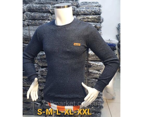 Джемпер чоловічий кашеміровий однотонний р. S-XXL (8.кв) "MODY" купити недорого від прямого постачальника, зображення 5