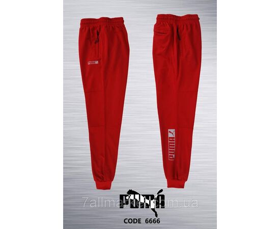 Фотография Спортивные штаны мужские на  манжете PUMA размеры S-2XL (3цв) "REMAIN" недорого от прямого поставщика, изображение 2