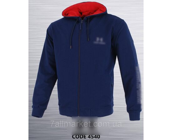 Фотография Кофта спортивная мужская на молнии UA р-ры S-2XL(4цв) "REMAIN"  недорого от прямого поставщика, изображение 2