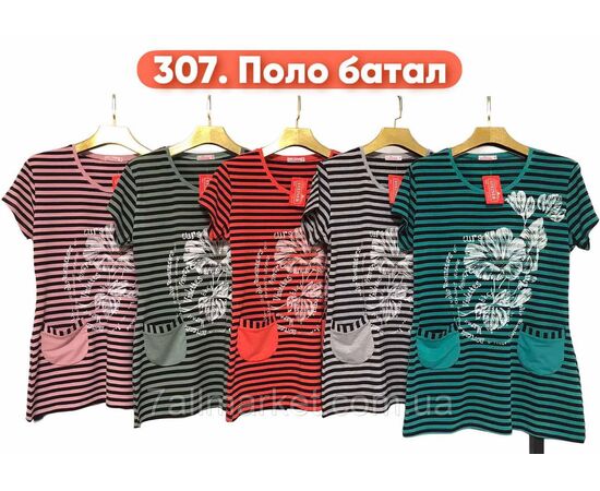 Фотография Туника женская летняя/полу-батал размеры 3XL-6XL (цв.микс) "STELLA" недорого от прямого поставщика, изображение 2