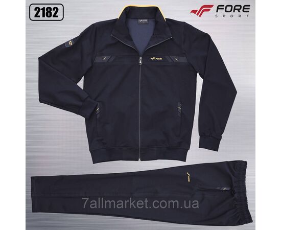 Фотография Спортивный мужской костюм на молнии FORE размеры  M-3XL (9цв) "REMAIN" купить недорого от прямого поставщика, изображение 4