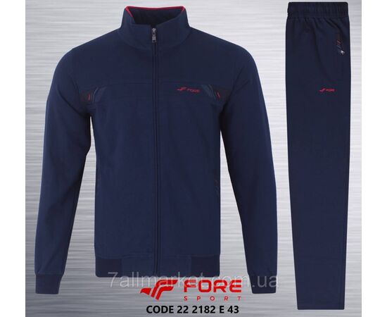 Фотография Спортивный мужской костюм на молнии FORE размеры  M-3XL (9цв) "REMAIN" купить недорого от прямого поставщика, изображение 8