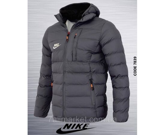 Куртка чоловіча демісезонна стьобана NIKE розміри 46-54 (2кол) "REMAIN" недорого від прямого постачальника, зображення 2