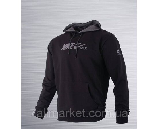 Фотография Батник-худи мужской на флисе Найк размеры S-2XL (5цв) "REMAIN" недорого от прямого поставщика, изображение 3