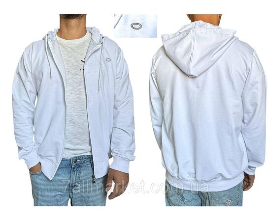 Кофта чоловіча на блискавці з капюшоном р-ри M-2XL (5кв) "MODY" недорого від прямого постачальника, зображення 2