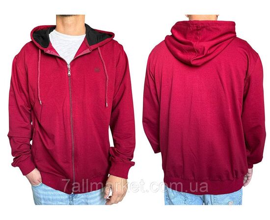 Кофта чоловіча на блискавці з капюшоном р-ри M-2XL (5кв) "MODY" недорого від прямого постачальника, зображення 10