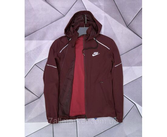 Фотография Ветровка мужская молодёжная с капюшоном р-ры XL-5XL (3цв) "MACCALI" недорого от прямого поставщика, изображение 3