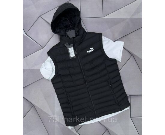 Фотография Жилетка мужская плащёвка, батал р-ры 5XL-9XL(2цв)"MACCALI" недорого от прямого поставщика, изображение 2