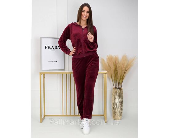 Спортивний костюм жіночий велюр розміри M-3XL (44-52) (мікс цв) "NICOLAS" недорого від прямого постачальника, зображення 3