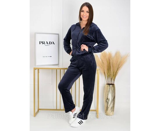 Спортивний костюм жіночий велюр розміри M-3XL (44-52) (мікс цв) "NICOLAS" недорого від прямого постачальника, зображення 6