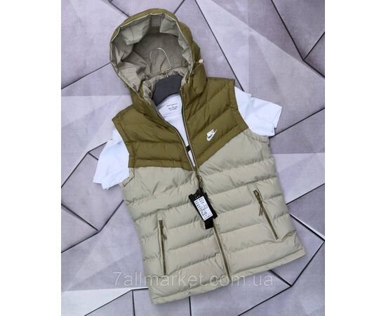 Фотография Жилетка мужская плащёвка, стёганная/двухстронняя р-ры L-4XL(4цв) "MACCALI" недорого от прямого поставщика, изображение 2