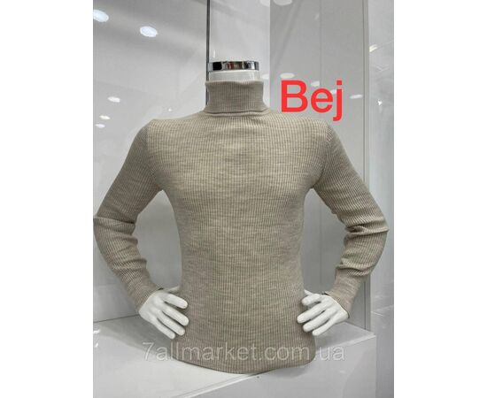 Светр чоловічий вовняний під горло розмір M-2XL (9 кв) "MODY" купити недорого від прямого постачальника, зображення 5