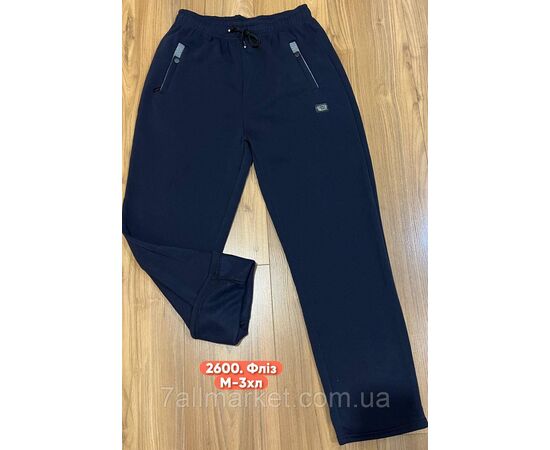 Спортивні штани чоловічі, прямі на флісі розміри M-3XL (3кв)"STELLA" недорого від прямого постачальника, зображення 2