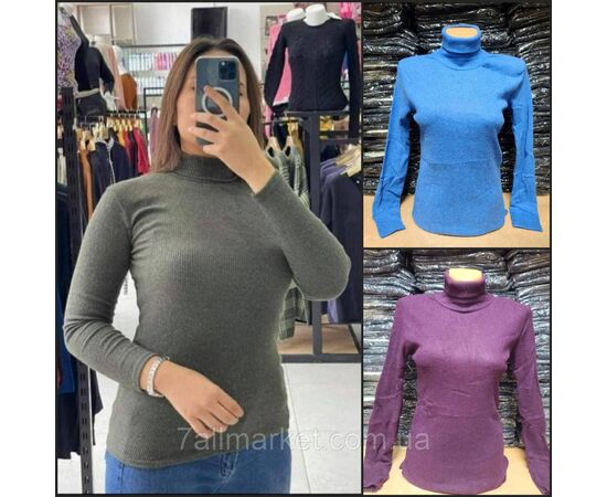 Гольф жіночий кашеміровий із закотом розмір 44-54 (мікс) "MODY" недорого від прямого постачальника, зображення 6