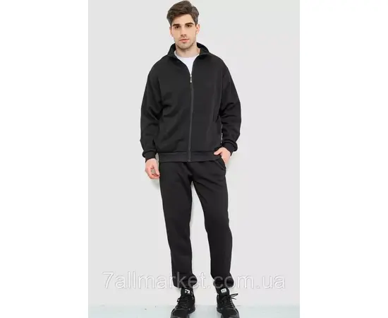 Фотография Спортивный костюм мужской на флисе размеры M - 3xl ( 48-56 )(3цв) "NICOLAS" недорого от прямого поставщика, изображение 2