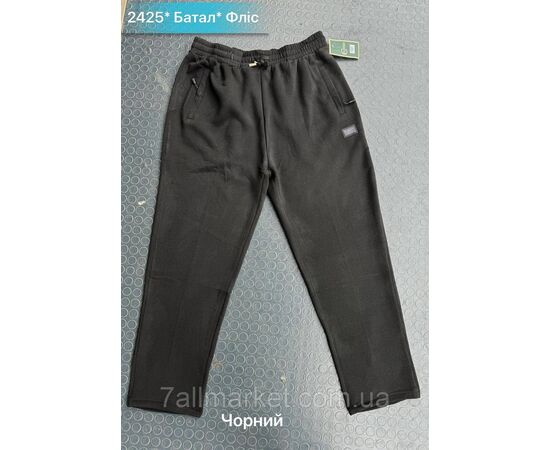 Спортивні штани чоловічі прямі, фліс/батал розміри 6XL-10XL(3кв)"NICOLAS" недорого від прямого постачальника, зображення 3