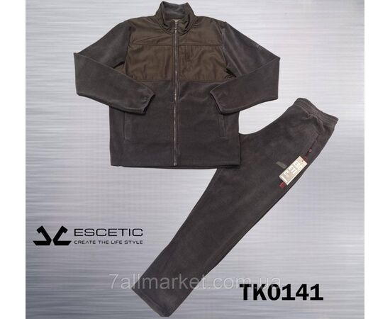 Фотография Спортивный мужской костюм флисовый ESCETIC  размеры  M-3XL (5цв) "REMAIN" купить недорого от прямого поставщика, изображение 2