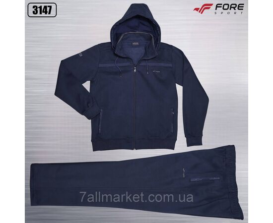 Фотография Спортивный мужской костюм на флисе FORE батал размеры 54-62 (4цв)  "REMAIN"недорого от прямого поставщика, изображение 3