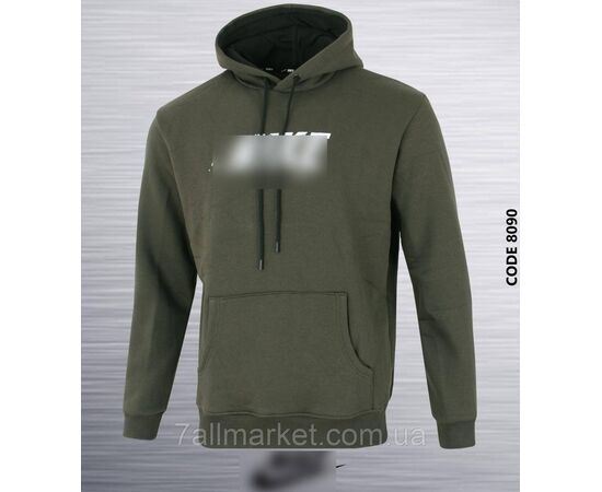 Фотография Батник-худи мужской на флисе Найк размеры S-2XL (3цв) "REMAIN" недорого от прямого поставщика, изображение 2