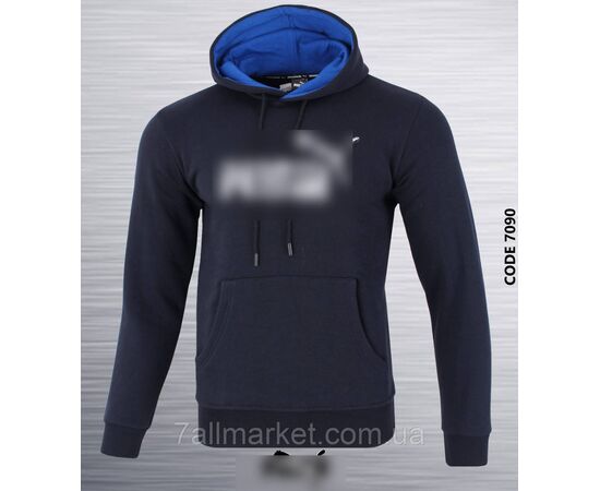 Фотография Батник-худи мужской на флисе Пума р-ры S-2XL (3цв) "REMAIN"  недорого от прямого поставщика, изображение 2