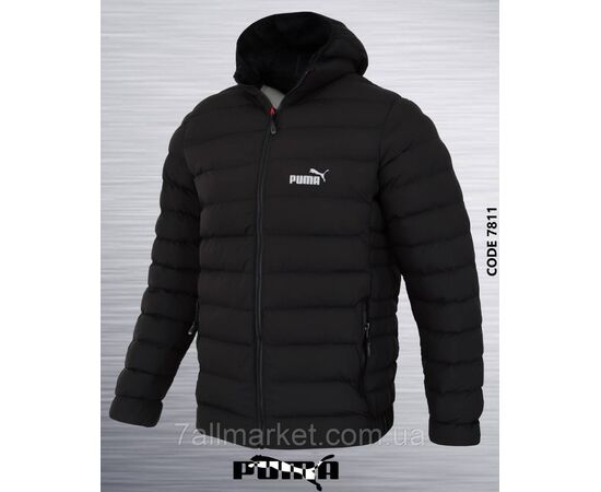 Фотография Куртка мужская демисезонная  с капюшоном Пума батал размеры 52-60 (2цв) "REMAIN" купить недорого от прямого поставщика, изображение 2