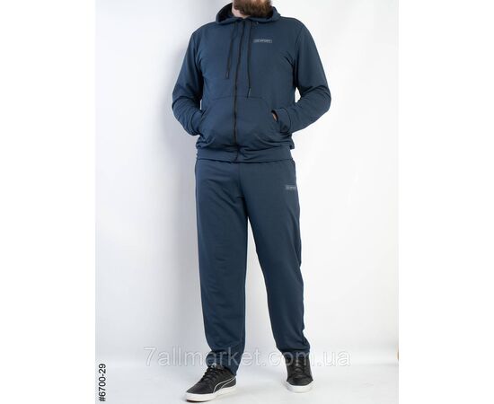 Фотография Спортивный костюм на молнии мужской прямая штанина двухнитка батал 56,58,60 (4цв) "NOWEMBER", изображение 3