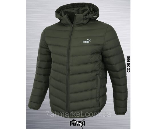 Куртка чоловіча демісезонна стьобана Пума розміри 52-60 (4цв) "REMAIN" недорого від прямого постачальника, зображення 2