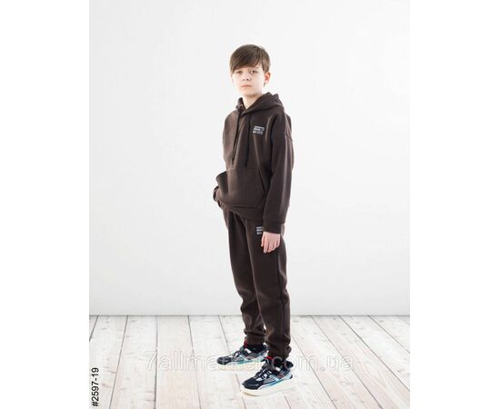 Фотография Спортивний костюм тринитка на флісі підліток 36,38,40,42 (7цв) "NOWEMBER" недорого от прямого поставщика, изображение 6