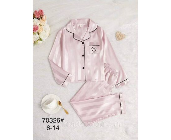 Піжама підліткова на дівчинку/Шкі розміри 6-14 (2 кв)"FLOWER" недорого від прямого постачальника, зображення 2