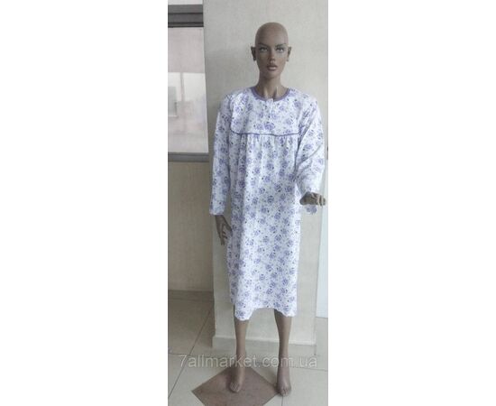 Нічна сорочка жіноча байкова розміри L-2XL (5 кв) "MODY" купити недорого від прямого постачальника, зображення 2