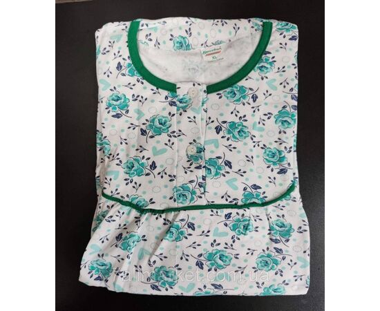 Нічна сорочка жіноча байкова розміри L-2XL (5 кв) "MODY" купити недорого від прямого постачальника, зображення 4