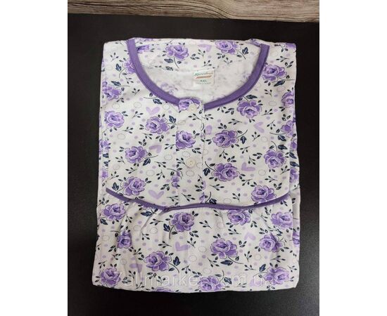 Нічна сорочка жіноча байкова розміри L-2XL (5 кв) "MODY" купити недорого від прямого постачальника, зображення 5