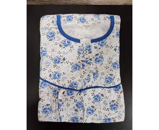 Нічна сорочка жіноча байкова розміри L-2XL (5 кв) "MODY" купити недорого від прямого постачальника, зображення 6