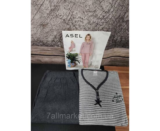 Піжама жіноча фліс/махра Ведмедик розміри M-2XL (3кв) "MODY" купити недорого від прямого постачальника, зображення 4