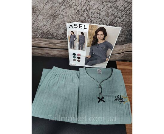 Піжама жіноча фліс/махра Ведмедик розміри M-2XL (3кв) "MODY" купити недорого від прямого постачальника, зображення 5